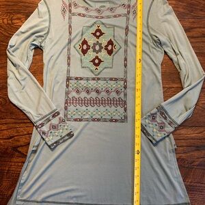 Double D Ranch Embroidered Tunic/ Dress Size Small